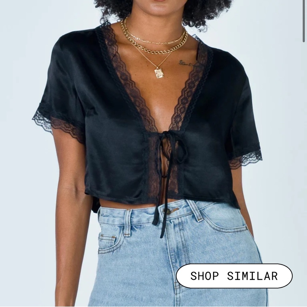 Princess Polly black tie up top